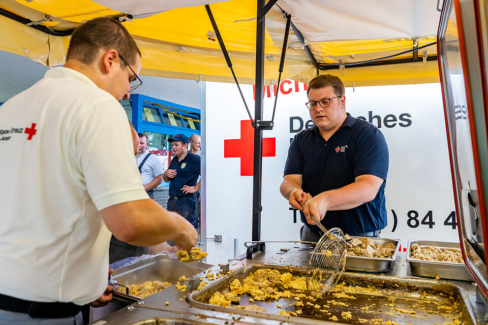Verpfleger im Einsatz